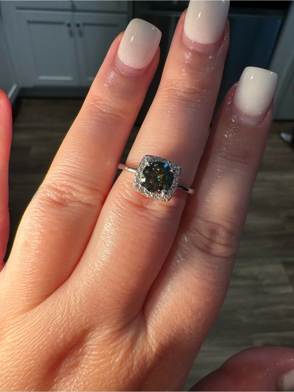 Sterling Silver Oceanic Halo Ring - SS925